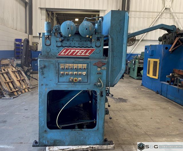 20,000 lbs x 48" wide Littell Reel and Precision Powered Straightener