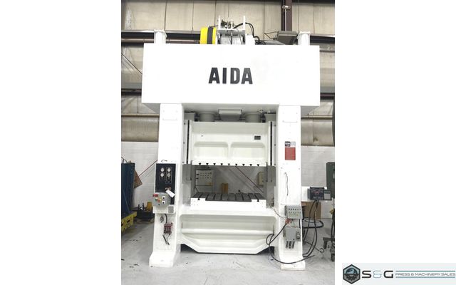 200 ton Aida Straight Side Mechanical Metal Stamping Press For Sale Model # NL2-200, Year 1986