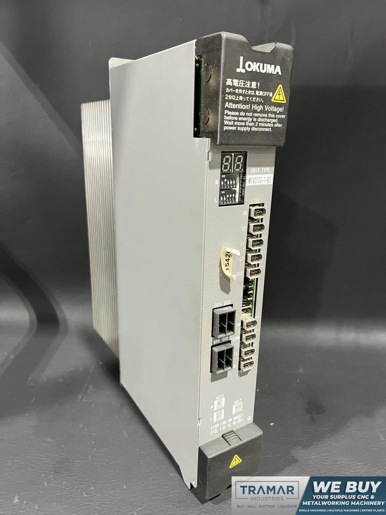 Okuma CNC Servo Drive Module MIV0101-1-B1 Pulled from Working Machine