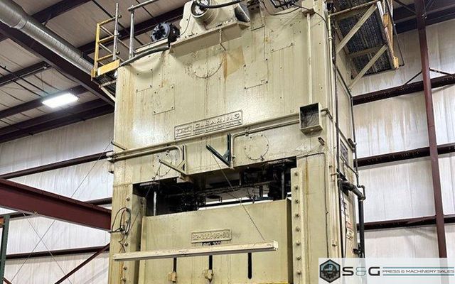 300-ton Clearing S2-300-96-60 Used Straight Side Metal Stamping Press For Sale (2) Available