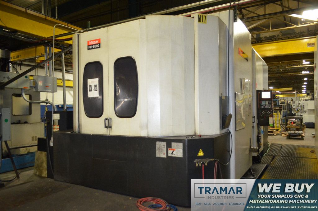 MAZAK FH-8800 CNC HORIZONTAL MACHINING CENTER