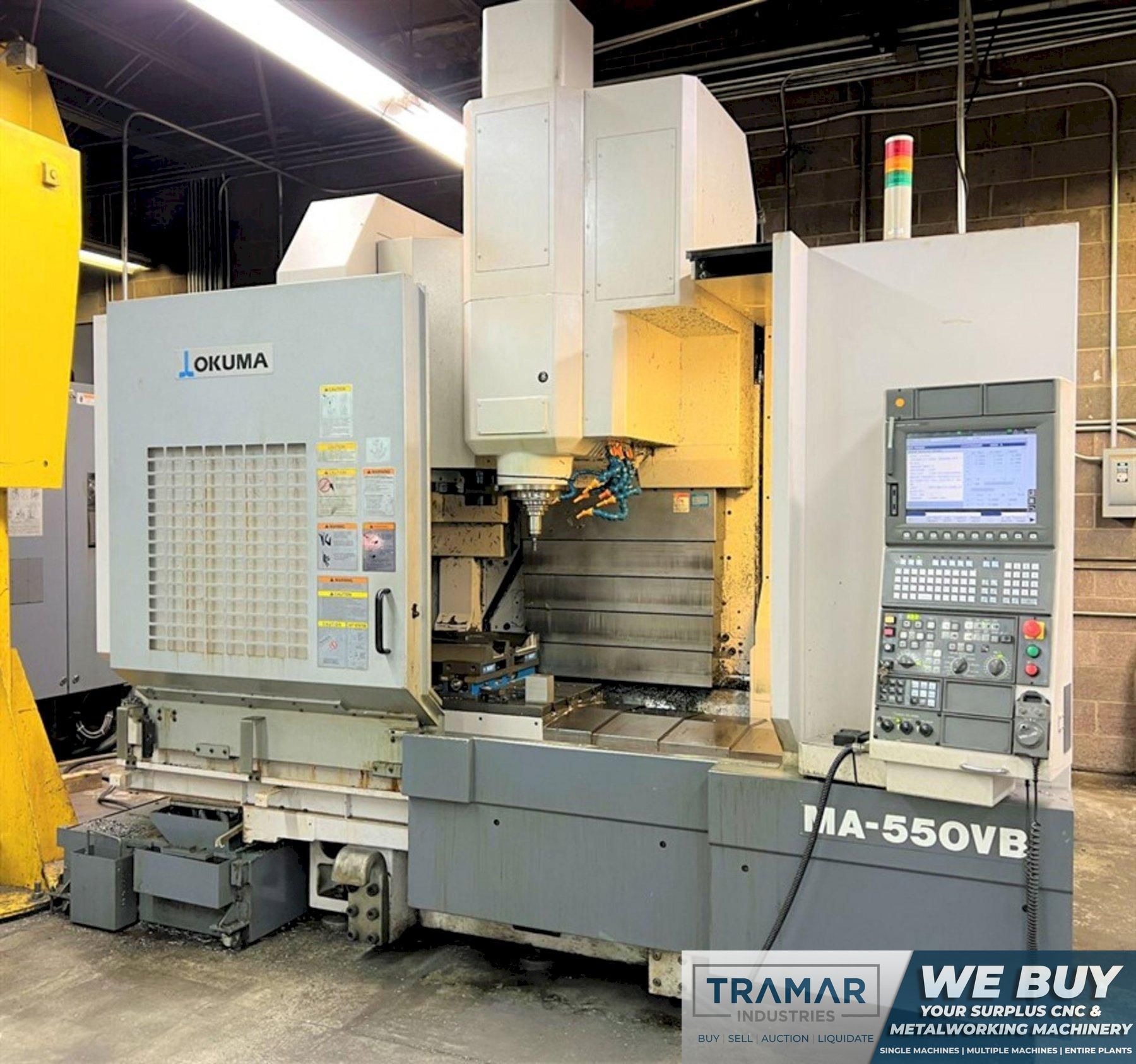 Okuma MA-550VB CNC Vertical Machining Center For Sale - 2008