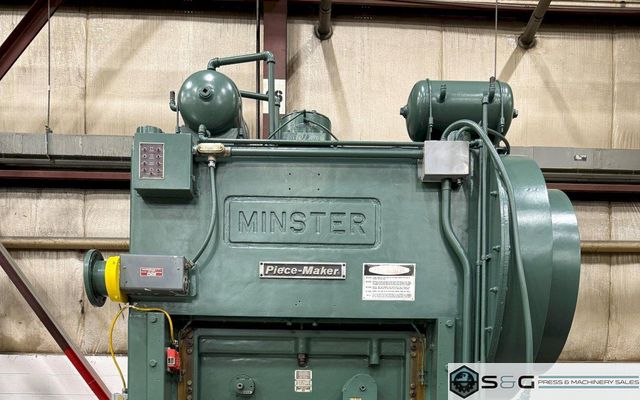 100 ton Minster Press Model P2-100-48 "Piece-Maker" High Speed Mechanical Metal Stamping Press For Sale, Recondition in Process!