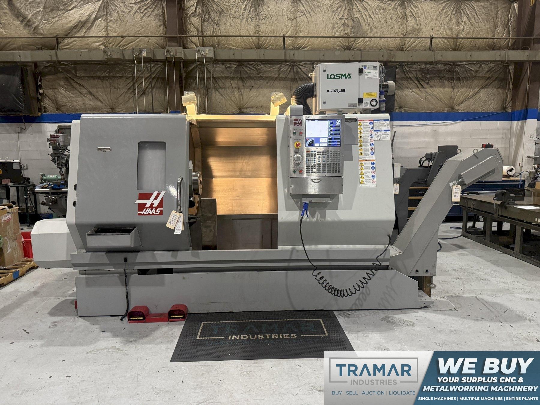 Used Haas SL-30T CNC Lathe For Sale 2008