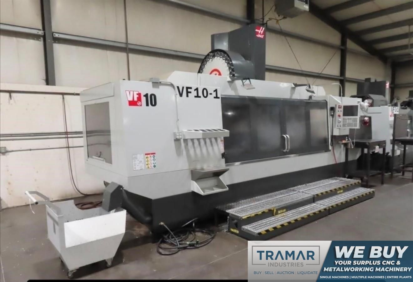 Used 2019 Haas VF-10/50 CNC Vertical Machining Center with 4th Axis For Sale