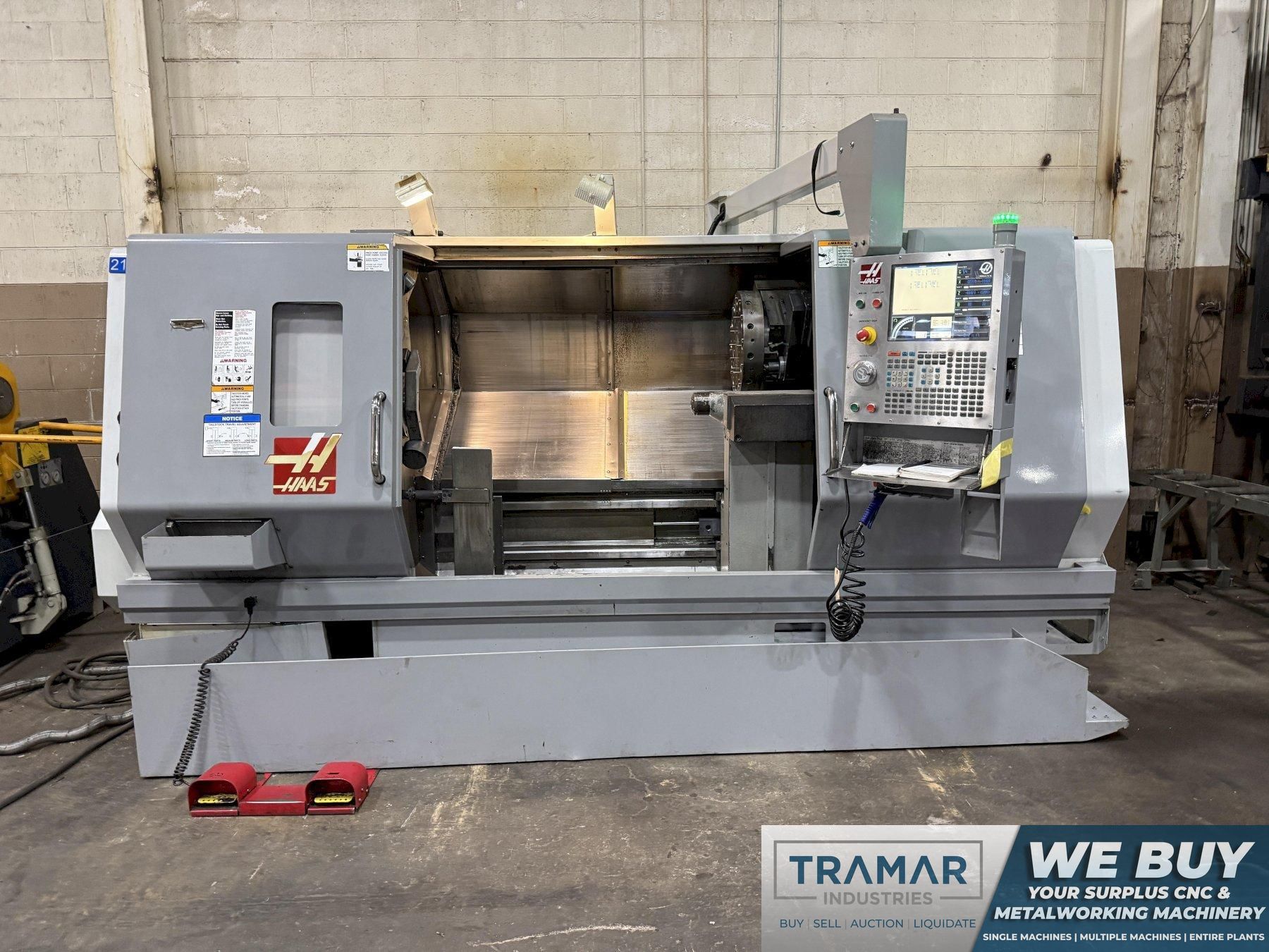 2007 Haas SL-30LT Used CNC Lathe with Live Tooling For Sale