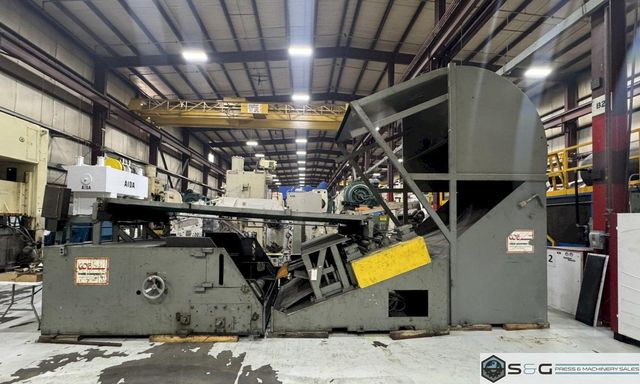 20,000 lbs. x 72 inch USED COE PRESS EQUIPMENT COIL CRADLE STRAIGHTENER FOR SALE, MODEL# CPCC-20072