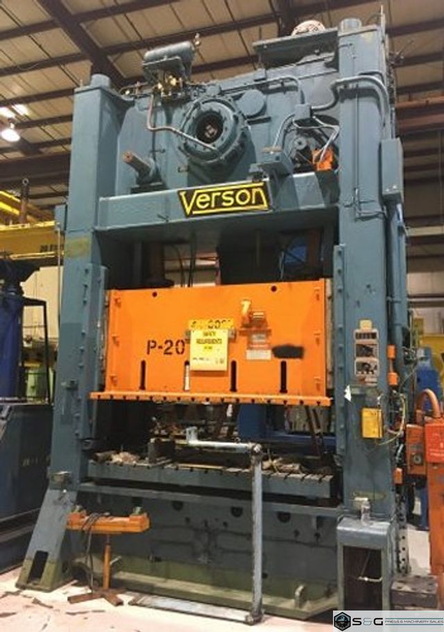 200 Ton VERSON S2-200-96-60t Straight Side Press