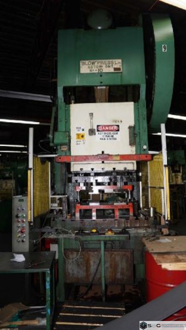 200 Ton BLOW #10 C-Frame Press
