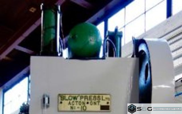 200 Ton BLOW #10 Used Mechanical Metal Stamping Gap Frame Press For Sale