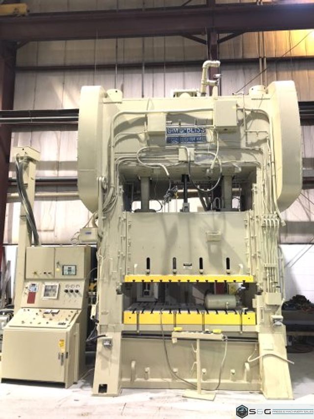 400 Ton Bliss SC2-400-84-48 Straight Side Mechanical Metal Stamping Press