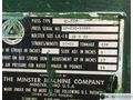 200 Ton Minster G2-200 Used Mechanical Metal Stamping Double Crank Gap Frame Press For Sale