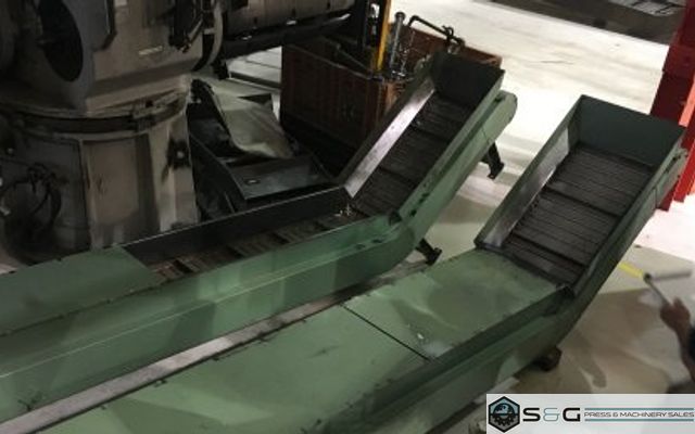 18" W. x 15' L., Mayfran, Steel Belt Conveyor.