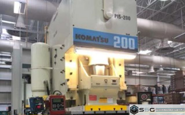 200 Ton Komatsu OBS-200 Press, New 1998