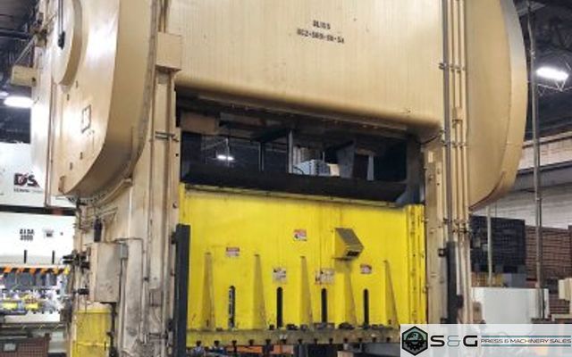 500 Ton BLISS SC2-500-96-54 Straight Side Mechanical Metal Stamping Press