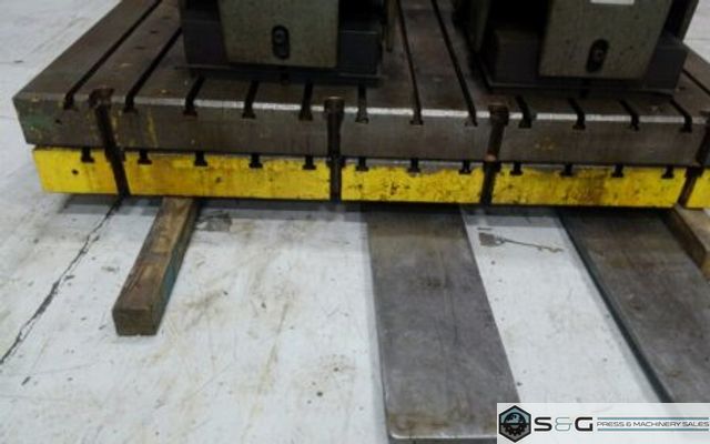 T-SLOTTED PLATES, 84" x 48" x 6" Thick, T-Slotts on 6" Centers