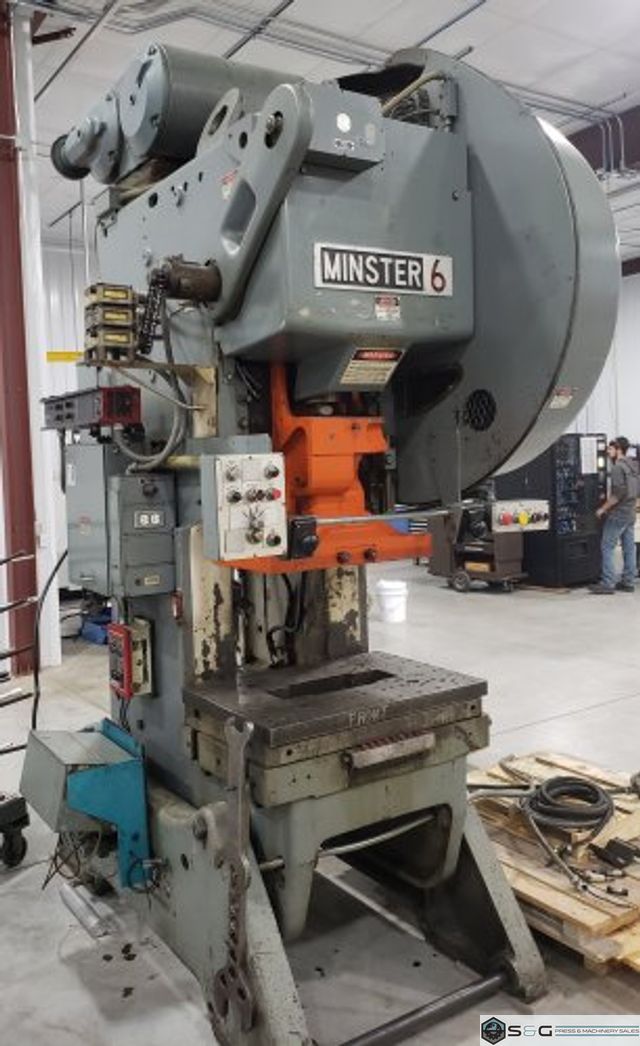 60 Ton MINSTER #6 Flywheel OBI Press