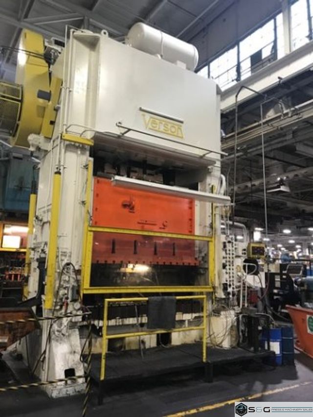 600 Ton VERSON SE2-600-96-54t Straight Side Mechanical Metal Stamping Press