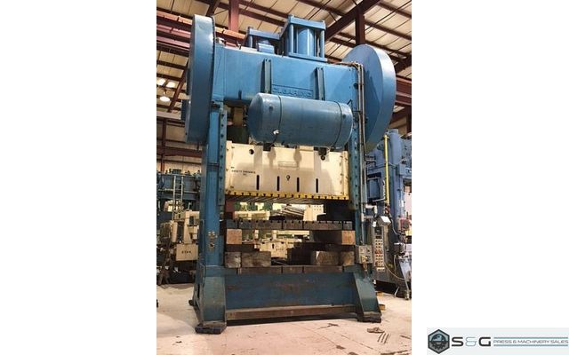 400 Ton Clearing S2-400-108-60 Straight Side Mechanical Metal Stamping Press: Die Try-out Press