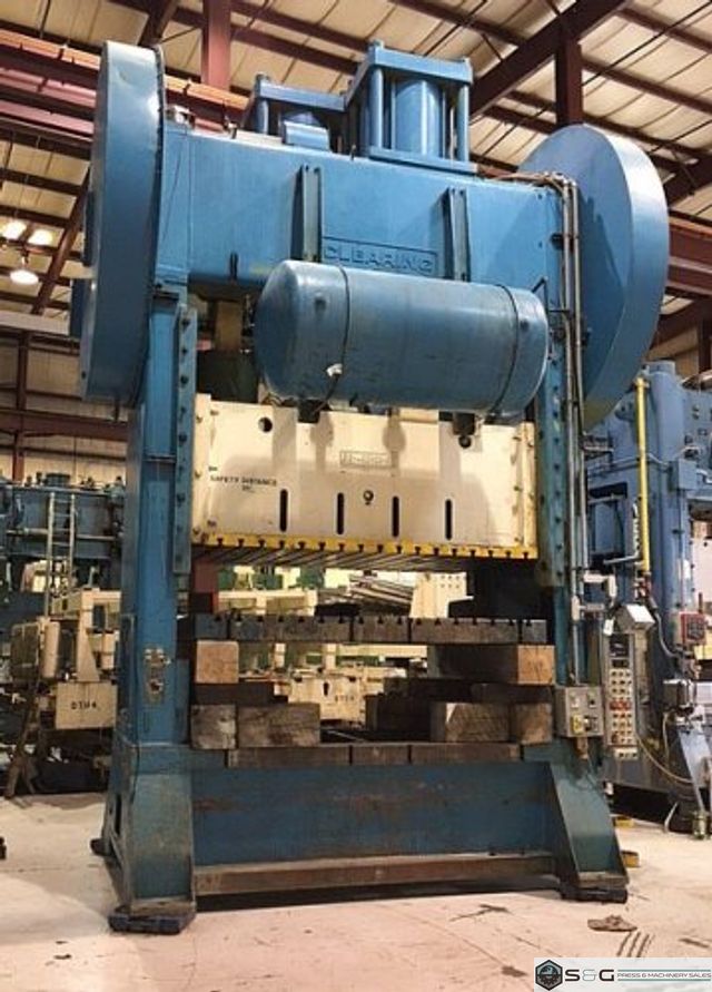 400 Ton Clearing S2-400-108-60 Straight Side Mechanical Metal Stamping Press: Die Try-out Press