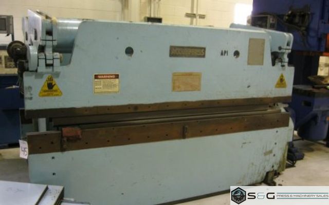 60 Ton ACCURPRESS 76010, 10' Bed Length, 8" Stroke, 8" Throat Depth, 1996