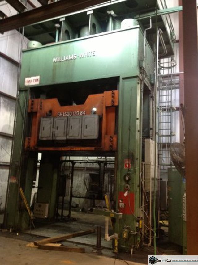 1500 Ton WILLIAMS & WHITE Hydraulic Press
