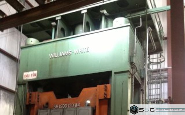 1500 Ton WILLIAMS & WHITE Hydraulic Press