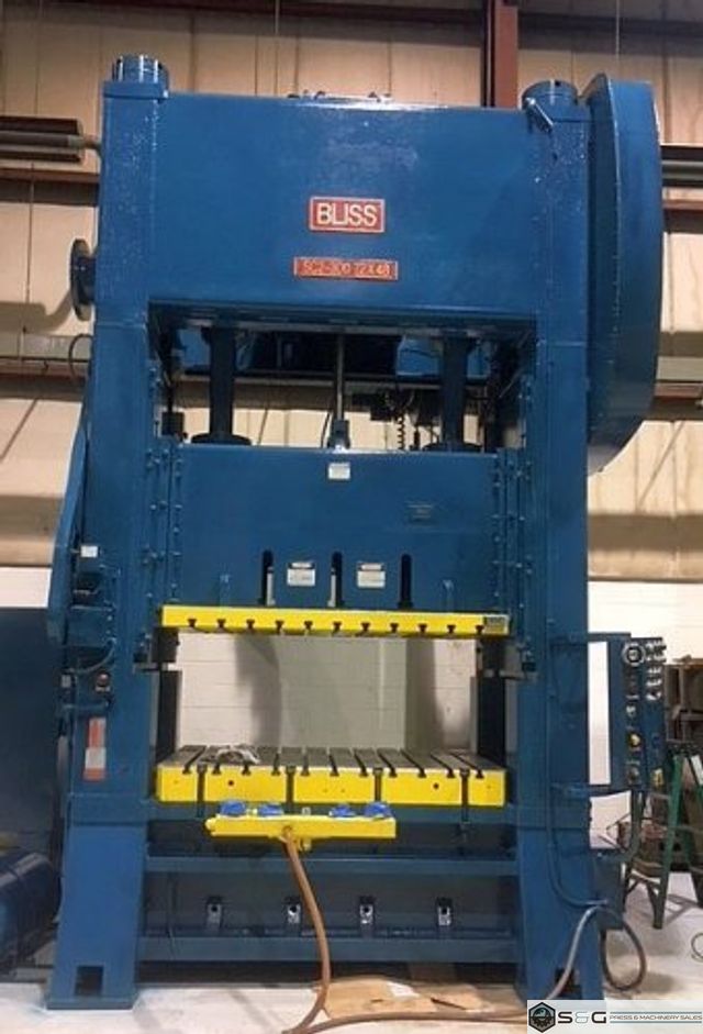 300 Ton BLISS SC2-300-72-48, Straight Side Press