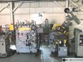 12000 Lbs. x 40" Wide ROWE Used Coil Reel with Powered Straightener For Sale.  Underpower!