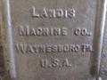 1-1/4"  LANDIS PIPE END CHAMFER MACHINE: STOCK #19101