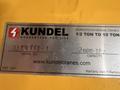 1 TON X 72" KUNDEL 360° FREE STANDING JIB CRANE: STOCK #19511