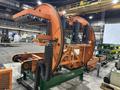 SWEED LOAD CLAMP &amp; TURNER / PACMAN FLIPPER SYSTEM WITH POWERED INFEED &amp; OUTFEED CONVEYORS: STOCK #22075