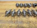Pioneer CAT40 (15pcs) End Mill Holders, (10) 1/8" Dia, (2) 3/16" Dia, (1) 1/4" Dia, (1) 3/8" Dia, (1) 1" Dia- Auction Item