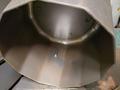 BAIRD MODEL 2-H ROTARY DRUM BARRELL TUMBLER WITH DUMP OUT TABLE: YOBRO #26386