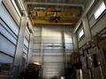 60 TON (10T AUX) x 36' KONE 8-WHEEL DOUBLE GIRDER OVERHEAD BRIDGE CRANE: STOCK #18376