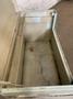 30" X 60" X 46" WHITE PORTABLE JOB BOX CABINET ON ROLLING CASTERS: STOCK #12391