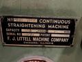 18" wide Littell Powered Straightener Model# 418D-7PDL