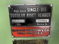 1/8" National High Speed Single Die Tubular Rivet Header