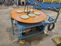 60" AWC HORIZONAL MOTORIZED PALLET WIRE TYPE COIL REEL UNCOILER : YOBRO 26505