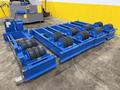 40 TON (80,000 LBS) ARONSON POWERED TANK TURNING ROLLS, 1 DRIVE &amp; 3 IDLERS: YOBRO #26164