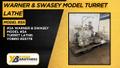 #3A WARNER &amp; SWASEY MODEL #3A TURRET LATHE: YOBRO #25776
