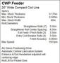 18” X .175”  X 8,000 LBS CWP MODEL #SFAC4-20 SPACE-SAVER AUTOMATIC DOUBLE END SERVO COIL FEED LINE: STOCK #22215