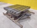 36" X 36" LUCAS T SLOTTED PNEUMATIC AIR LIFT ROTARY TABLE: STOCK 18366