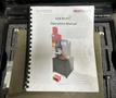 Haeger 618-MSP  w/ IMSTP (Inch/Metric Standard Manual Tooling Package), TPS-Tooling Protection System, Batch Counter, In-tank hydraulic filter system, Variable dwell timer for use with hard material, and Adjustable Stroke 10 to 200mm