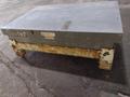 6' X 4' X 5" COLLINS MICROFLAT GRANITE INSPECTION SURFACE PLATE AND TABLE STAND: STOCK #19004