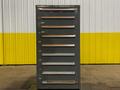 9 DRAWER X 30” X 28” X 59”  STANLEY VIDMAR TOOL STORAGE CABINET: YOBRO #26072