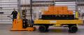 25,000 LBS RICO MODEL #R-LT-S-DD 24 VOLT ELECTRIC WALKIE-RIDE TOW LIFT TUGGER WITH PINTLE HITCH: YOBRO #25210