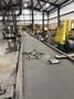 36" x approx. 80' flat belt conveyor with drive