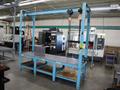 Midwest Crane Heavy Duty Mold Table with Overhead Crane, 4,000 #Capacity, CM Lodestar 2 Ton and 1/2 Ton Hand Chain Hoists - Auction Item