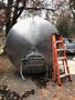 2,000 Gallon C.E. Howard Stainless Steel Insulated Temperature Controlled Tank w/ Agitation 1 HP Motor, 1948